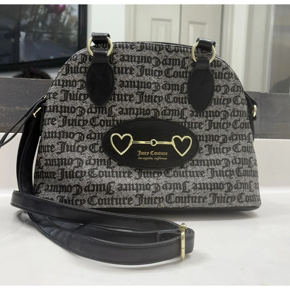 Juicy Couture Satchel XBDY GOTHIC STATUS BLACK CRAZY FOR YOUR DOME